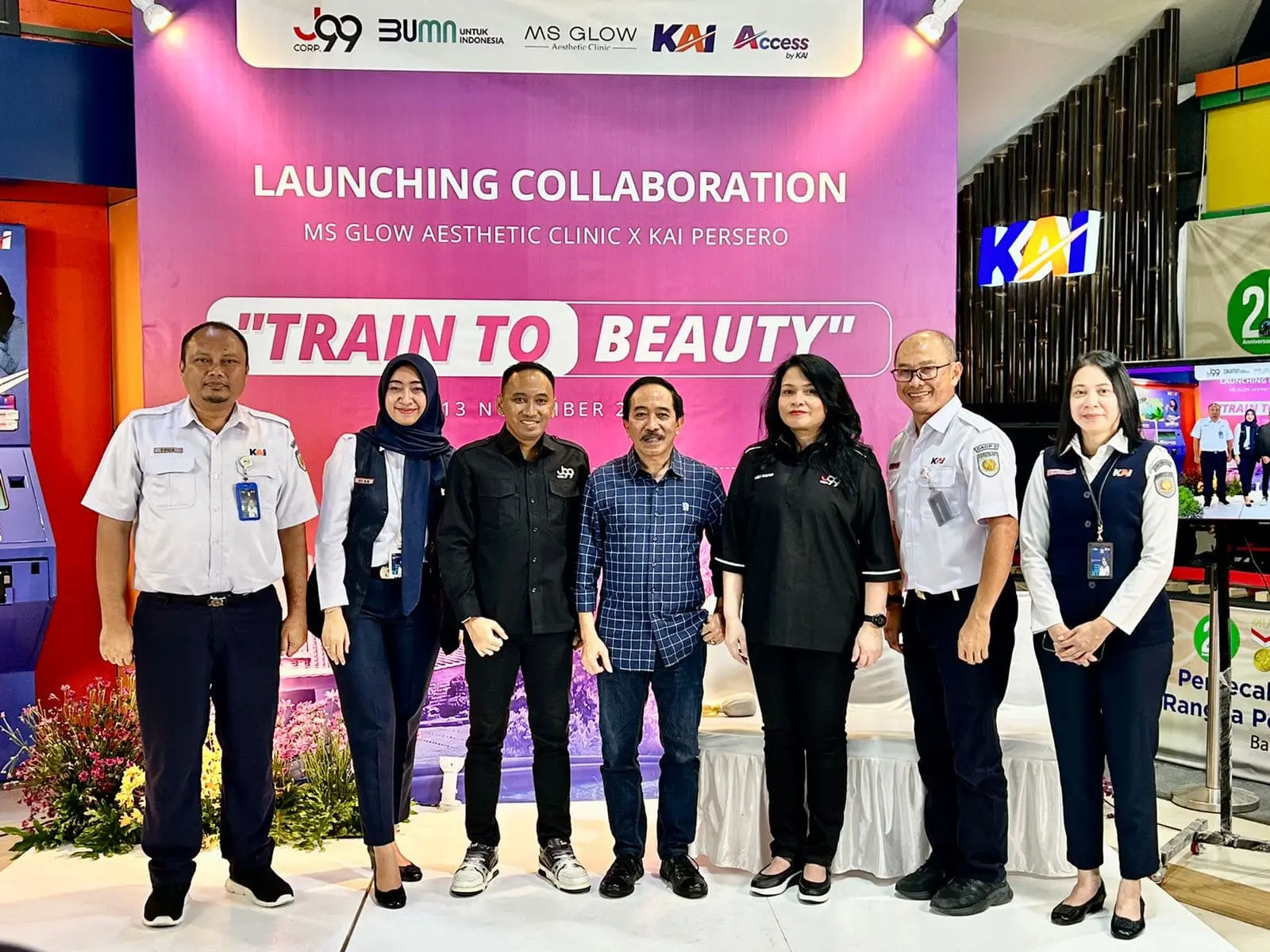 Kolaborasi klinik kecantikan dan PT KAI Indonesia
