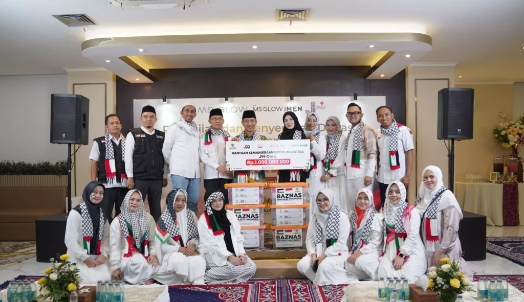 J99 Corp menyalurkan donasi kepada Palestina